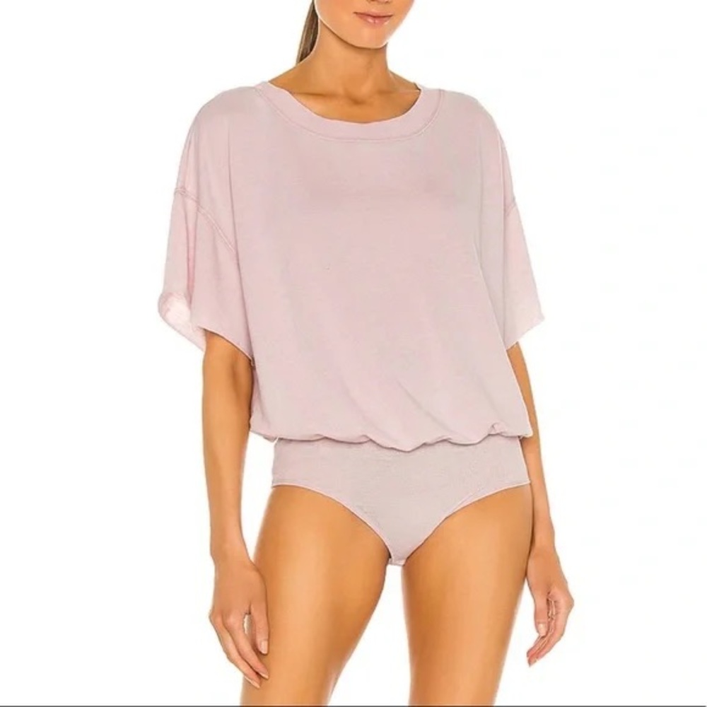 Free People Rose Cozy Girl Bodysuit